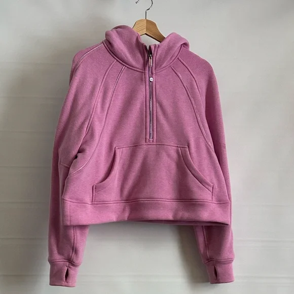 Lululemon Athletica Magenta Half-Zip Jacket - Picture 1 of 5